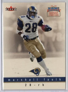 2004 FLEER NATIONAL TRADING CARD DAY PROMO #6 OF 9 MARSHALL FAULK ST. LOUIS RAMS - Picture 1 of 1