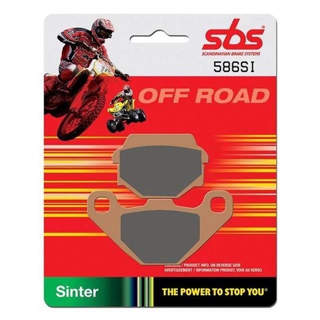 SBS Off Road Rear Sinitered Brake Pads 586SI KTM MX 300 1990 - Image 1 of 1