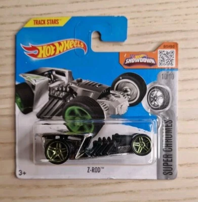 HOT WHEELS 45/250 - 2016 Super Chromes 10/10 - Z-ROD - Carded - Image 1 of 2