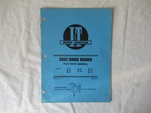 Case David Brown 990 1210 1410 tractor service time estimating flat rate manual - Picture 1 of 8