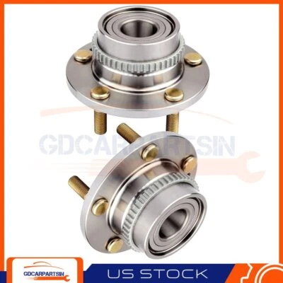 Juego (2) Conjunto de cojinete de cubo de rueda trasera tracción delantera para Hyundai Tucson 2005-07 2008 2009 Foto 1 de 4