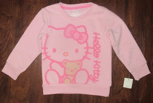 Hello Kitty Girls Pink Sweatshirt Pullover Size 3T NWT - Picture 1 of 6
