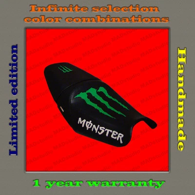 Design Seat Cover KAWASAKI NINJA ZX-14 (ZZR1400) 06-11 black+green-white 001 - Image 1 of 4