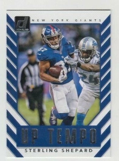 Sterling Shepard 2017 DONRUSS UP TEMPO INSERT #6 NEW YORK GIANTS - Image 1 of 1