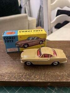 Corgi Toys No:228 Volvo P1800 “Rare Beige” - Original Box 1962-65 Near Mint