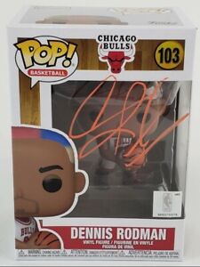 Dennis Rodman Signed Chicago Bulls Funko Pop Vinyl Figurine (JSA COA)
