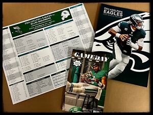 PHILADELPHIA EAGLES 2023 Yearbook + GameDay 10.22.23 Vs Dolphins Free Shipping