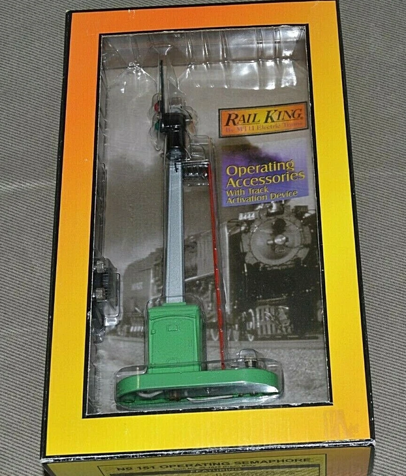 Rail King No 151 Operating Semaphore New In Box - Image 1 of 2