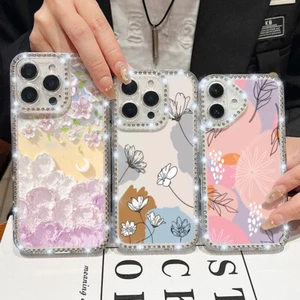 For iPhone 16E 16 Pro Max 15 14 13 12 11 ShockProof Diamond Clear Silicone Case - Bild 1 von 22