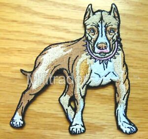 Desintonations patch écusson Velcro Bullterrier chiens Race Dogs animal de compagnie