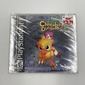 NUOVO Chocobo's Dungeon 2 Sony PS1 PlayStation Squaresoft sigillato Hangtab spedizione gratuita - Foto 1 di 7
