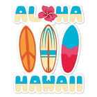 Aloha Surf Hawaii, Vinyl Decal Sticker, Indoor Outdoor, 3 Sizes, #8703