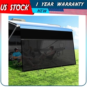 RV Awning Fabric 18.1FT Length Camper Awning Replacement Shade 8' - Picture 1 of 11