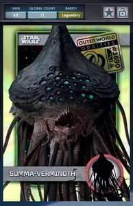 Star Wars Card Trader Chrome 2025 Legendary Kashyyk Summa-Verminoth Oddities 99 - Picture 1 of 2