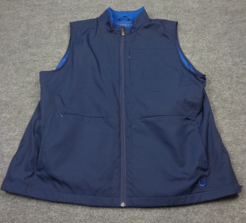 SCOTTeVEST Best Travel Vest Womens M1 Blue RFID Blocking Travel 24 Pockets - Image 1 of 4