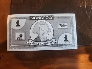 MONOPOLY THE SIMPSONS EDITION 2011 Replacement Money SEALED Futurama Collectors - Picture 1 of 11