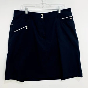Daily Sport Mini Short Skort Damengröße 16 schwarz sportlich Tennis Golf Stretch - Bild 1 von 14