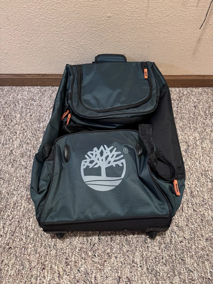 Bolsa de lona Timberland verde con asa Foto 1 de 4