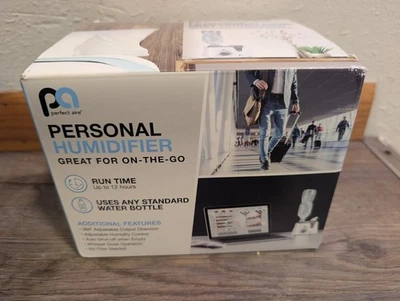 Perfect Aire Compact Ultrasonic Humidifier portable&travel size - Image 1 of 4