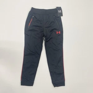 UNDER ARMOUR Kids Black Sweatpant Track Pants Size 6 - Picture 1 of 7