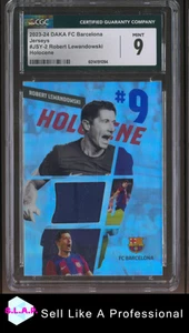 ROBERT LEWANDOWSKI DAKA FC BARCELONA JERSEYS JSY-2 46/65 CGC 9 - Bild 1 von 2