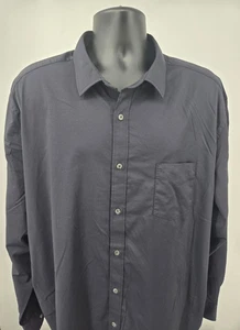Untuckit Dress Shirt Mens 3XL Black Business Formal Relaxed Fit Pocket Preppy - Picture 1 of 14