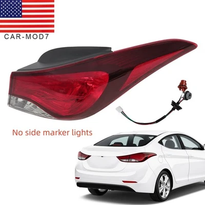 Lámpara de luz trasera exterior lado derecho pasajero Hyundai Elantra 2014-2016 Foto 1 de 4