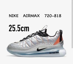 Men 7.5US Sneaker Nike Air Max 720-818 Metallic Silver - Picture 1 of 8