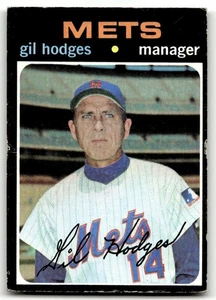 1971 Topps #183 Gil Hodges New York Mets EX-EXMINT MGR HOF SET BREAK! - Picture 1 of 2