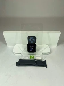 GPS Only Apple Watch SE 2nd Gen 40MM Black Aluminum Black Sport Band A2722 - Photo 1 sur 7