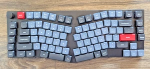 Keychron K15 Pro (Alice Layout) QMK/VIA Wireless Mech Keyboard - RGB, Red - Afbeelding 1 van 13