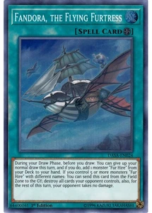 Yugioh - Fandora, the Flying Furtress (Super Rare) (1st Edition) - DASA-EN024 P - Picture 1 of 1