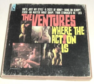 Vintage VENTURES, 4-Spur, 7-1/2 IPS, Liberty Records, SIGNIERT, SELTEN - Bild 1 von 3