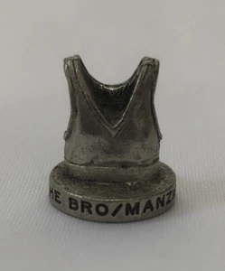 Seinfeld Monopoly The Bro / Manzier Game Replacement Piece Token Mover Pewter - Picture 1 of 8