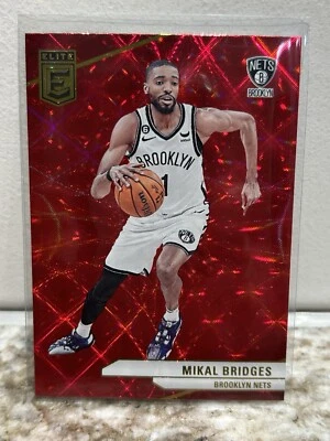 2023-24 Donruss Elite Mikal Bridges Red International No. 200 New York Knicks - Image 1 of 2