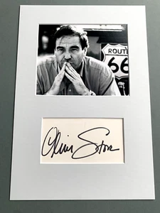 OLIVER STONE "Regisseur" signed Briefkarte/Passepartout 20x30 Autogramm - Picture 1 of 2