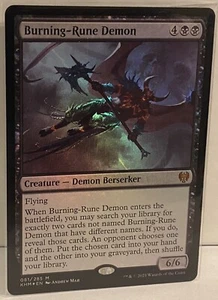 Burning-Rune Demon 081 Foil Kaldheim (KHM) MTG engl. - Bild 1 von 1