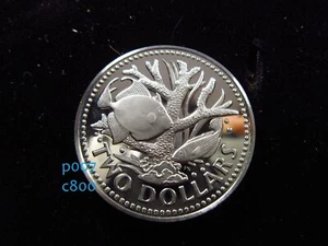 Barbados $2 Dollars 1976 Gem Proof Fish Sea Coral World Coin g7596 - Picture 1 of 2
