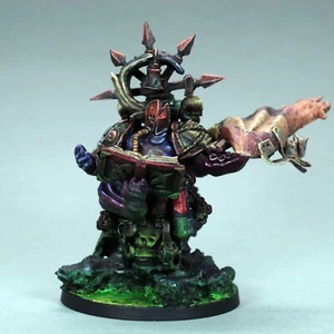 painted tallyman miniature death guard marine warhammer 40k chaos lord sorcerer - Picture 1 of 8