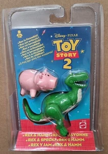 Very rare. New & Sealed . Official Mattel 1999 Toy Story 2 set. Rex and Hamm. - Picture 1 of 6