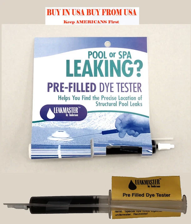 Anderson Pool Leak Detection Find Test repair Dye kit fix swim pool DIY tester