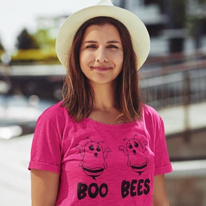 BOO BEES Halloween - Divertidas y Sexy Pecho de Tetas Camisetas Sudadera y Sudaderas con Capucha - Imagen 1 de 17