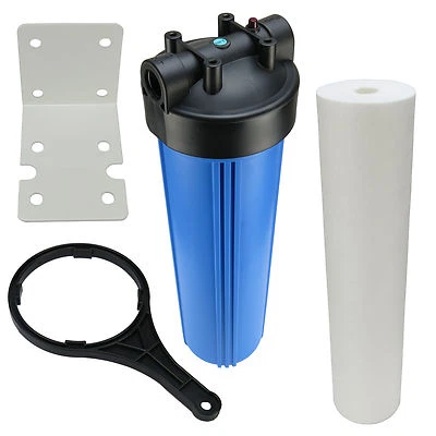 Hauswasserfilter 20 Zoll BigBlue Vorfilter Gartenfilter Brunnen + Sedimentfilter - Bild 1 von 3