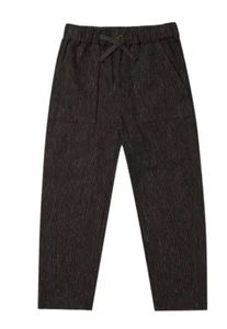 Rylee + Cru Oliver Pant Kids Boys Size 8-9Y Black Stripe Stretch Drawstring - Picture 1 of 8