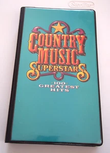 6 Cassettes COUNTRY MUSIC SUPERSTARS 100 Greatest Hits 1990 Original Artists Set - Picture 1 of 12