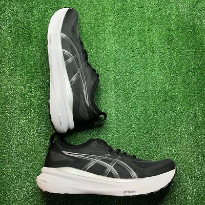 Zapatos para correr Asics Gel Kayano 31 para mujer talla 8 D anchos "negros/plata pura" Foto 1 de 4