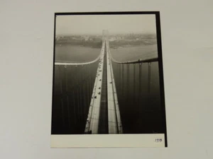 Vintage 1930's George Washington Suspension Bridge Aerial Photo Manhattan NY - Picture 1 of 11