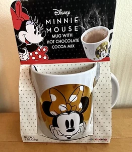 Disney's Minnie Mouse Large Coffee Mug, Hot Chocolate Cocoa Mix~NEW~holiday Gift - Picture 1 of 22