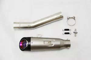 Tubo silenciador de escape antideslizante de acero inoxidable Fit Yamaha YZF R6S 2003-2009 R6 2003-05 T - Imagen 1 de 6