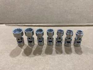 Craftsman ~ 3/8" Dr. Universal/Swivel Flex 7pc. Socket Set 3/8" - 3/4" USA - Picture 1 of 3